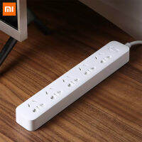 Xiaomi Mi 5 Power Sockets Power Strip Plug 5 Outlets 5-position Patch Panel Electrical Socket 1.8m Extension  Electrical Power Adapter Independent Safety Door with Nonslip Mat Multifunction Household Power Socket 220V Independent Switch