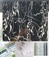 【cw】 Fireproof and Proof Wallpaper Marble Contact Paper Vinyl Adhesive Wall Stickers for