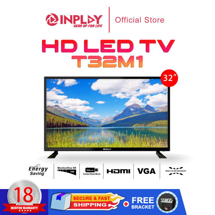 NVISION 32" HD Basic LED TV Optional With GMA Tv Box / TV Plus Also