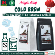 1kg cà phê xay dùng Cold Brew pha chế ủ lạnh DUC ANH COFFEE tất cả các tùy