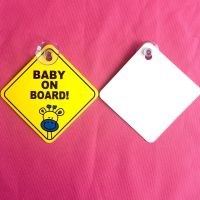 Car Sticker Baby On Board Sucker Warning Safety Sign Sticker Vinyl Decal for Car Vehicle Window Stickers Car Accessories