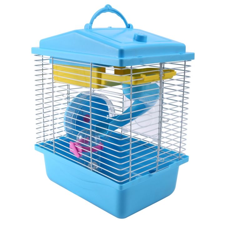 pet-cage-hamster-cottage-with-transparent-skylight-double-layer-house-for-hamster-golden-hamster-pet