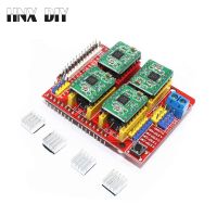 ☸ CNC Shield V3 Engraving Machine / 3D Printer / 4pcs A4988 Stepper Motor Driver Expansion Board For Arduino CNC Diy Set