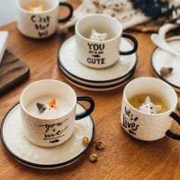 hotx【DT】 kitten cat Claw Cup Bottom cup coffee three-dimensional