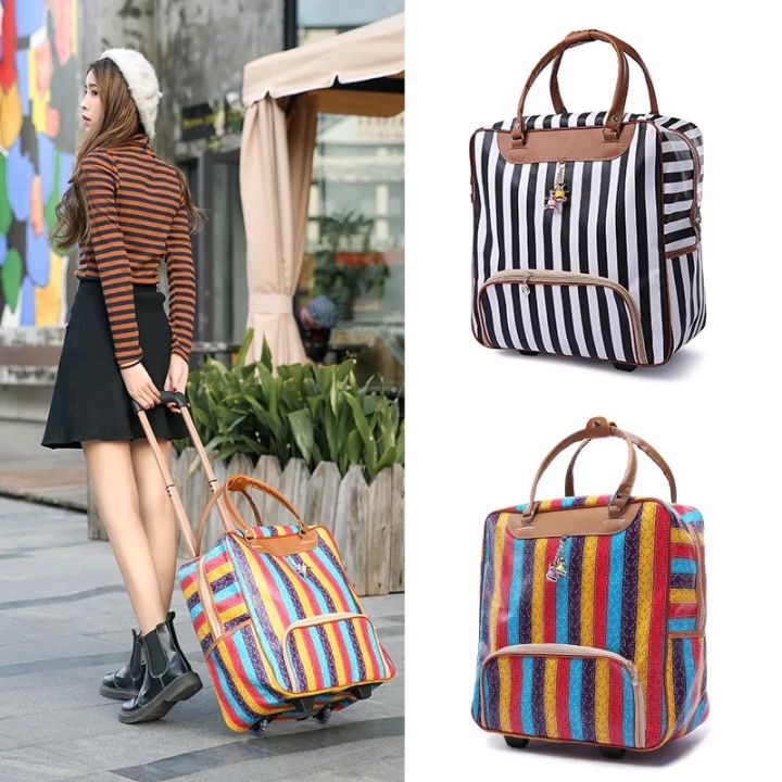 weekend-bag-women-trolley-luggage-rolling-suitcase-brand-casual-stripes-rolling-case-travel-bag-on-wheels-carry-ons-suitcase