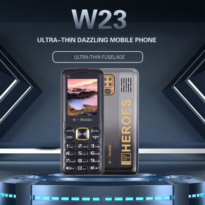 กล้อง Ivigny W23โทรศัพท์รุ่นเก่า2.2นิ้วแบตเตอรี่800MAh คีย์21ปุ่มรองรับบลูทูธ FM MP3 GSM สามซิม