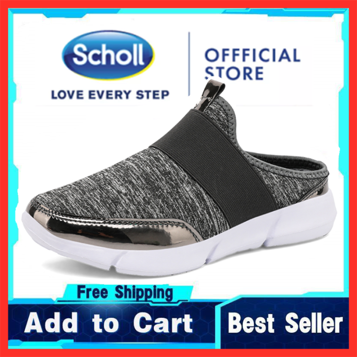 scholl-รองเท้าผู้หญิง-scholl-รองเท้าผ้าใบรองเท้าผู้หญิง-รองเท้า-scholl-รองเท้าหญิง-scholl-รองเท้าผ้าใบผู้หญิง-รองเท้าแตะเกาหลี-sholl-ขนาดใหญ่-41-42-ครึ่งรองเท้าแตะแบนแบนฤดูร้อนโบฮีเมียรองเท้าแตะผู้หญิ