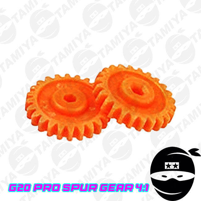 Tamiya mini 4wd G20 Orange Pro Gear for MA MS chassis 2pcs per set