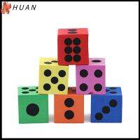 HUAN 2pcs Color Random หลากสี อัลตร้าไลท์ ของขวัญสำหรับเด็ก ของเล่นเด็ก แหล่งเรียนรู้ ลูกเต๋าโฟมดอท คณิตศาสตร์อ่อน