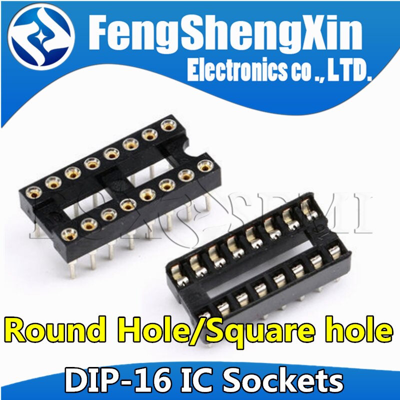 200 PCS 16 PIN 16PIN DIP-16 2.54mm IC Sockets Adaptor Solder Type 