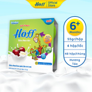 Sữa Chua trẻ em vị Táo HOFF vỉ 4 hộp x 55g