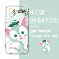 Y02คริสตัลกันกระแทกสำหรับ Vivo ของแท้ลายการ์ตูน StellaLou Duffy Gelatoni ShellieMay เคสมือถือใสคลุมทั้งหมด Casing Ponsel ปกป้องกล้อง