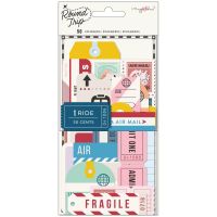 Maggie Holmes Round Trip Ephemera Cardstock Die-Cuts 50/Pkg