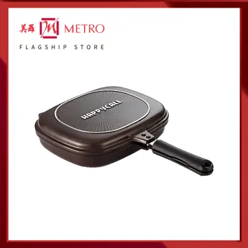 Happycall happycall korean bbq grill pan, stove top grill, 5 layer diamond  nonstick, pfoa-free, non-stick griddle, indoor grill