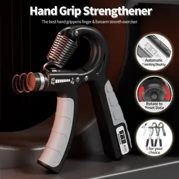 5-100KG ADJUSTABLE HAND Grip Strengthener Hand Grip Trainer With