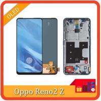 6.53 Amoled สำหรับ OPPO Reno2 Z จอแสดงผล LCD Touch Screen Digitizer สมัชชาสำหรับ Oppo 2F จอแอลซีดี Reno 2Z 2F 2 F เปลี่ยนจอแสดงผล