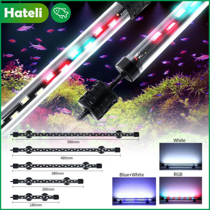HATELI Aquarium Diving Lights Fish Tank Lights Fish Tank Brightening