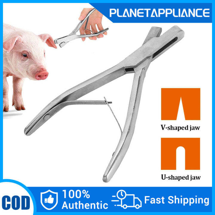 1/2/5Pcs Pig ear notcher pliers Stainless steel Pig ear cutter UV