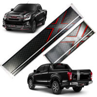 Sticker สติ๊กเกอร์ หน้า+หลัง X-Series สีดำ ขนาด104x18.1cm. 2ชิ้น  Isuzu D-Max D max D-Max อีซูซุ ดีแม็ก ดีแม็ค 2ประตู 4ประตู ปี 2018-2019 สินค้าราถูก คุณภาพดี Sticker X-Series Front Rear Hood Tailgate