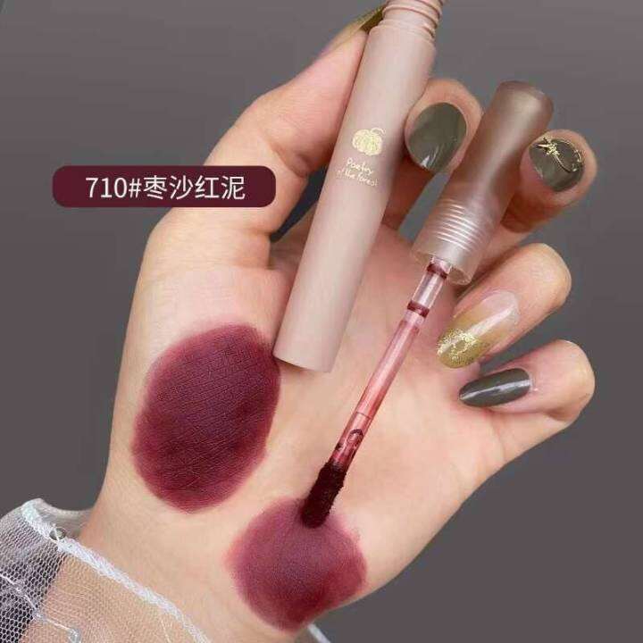 กลอสเนื้อแมท-wodwod-velvet-matte-no-w806-เบอร์-710-กลอสสีเบอรี่ตุ่นๆ-โดนใจสาวๆ-ชอบแต่งหน้าสไตล์สายฝ-เนื้อเนียนนุ่ม-เกลี่ยง่ายไม่เป็นคราบ-ติดทนมากๆ