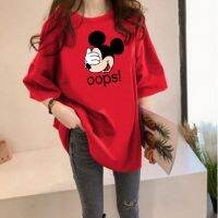 [AMYGO] 2023 M-5XL Loose Tshirt Women Lengan Pendek Plus Size Baju T shirt Perempuan Tops Murah Wanita Clothes Tshirt Woman Tops Girls Student Ladies Tshirt Woman Tops Girls Student Korean Style Ladies Kurung Moden 宽松T恤女裝上衣女生短袖衣服