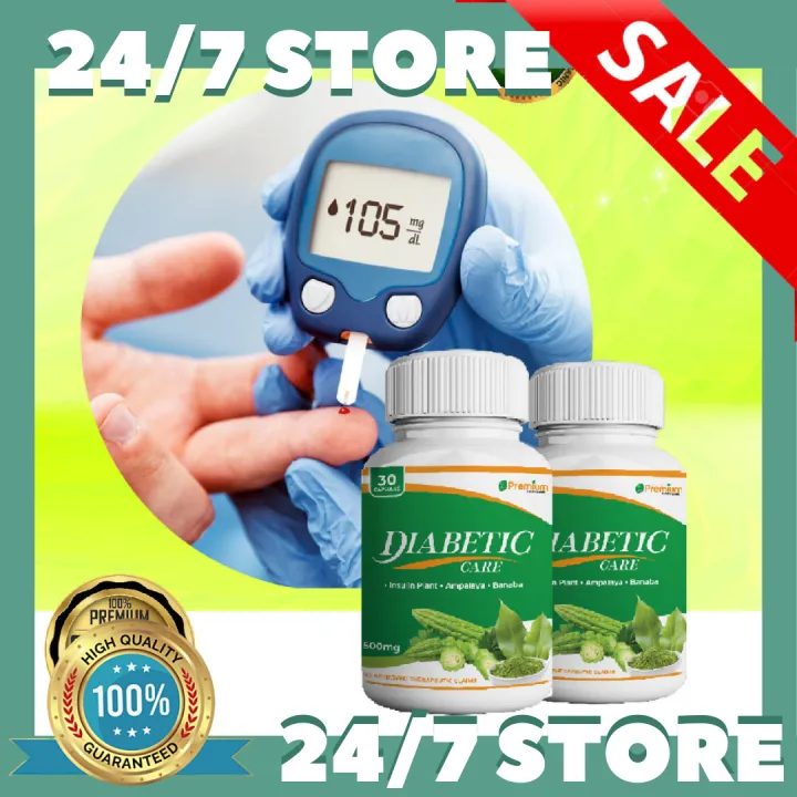 24/7 Premium Herbs Diabetic Care Supplement with Ampalaya Banaba