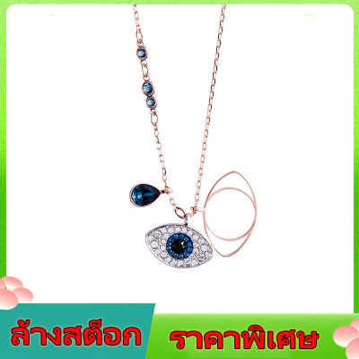 🔥Swan Jewelry🔥สร้อยคอ DUO Devils Eye สร้อยคอจี้โรสโกลด์ ผู้พิทักษ์โชค สร้อยคอผู้หญิง สร้อยคอแฟชั่นคู่ ของขวัญสำหรับเพื่อน ของขวัญวันเกิ