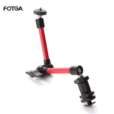 FOTGA 11"Adjustable Friction Articulating Magic Arm for DSLR Rig LCD Monitor LED Light