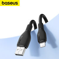 Baseus สาย USB PD 20W สำหรับ IP 14 13 12 11 Pro Max XR 2.4A ชาร์จเร็วสำหรับสาย MacBook iPad