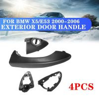 Car Front Left Driving Side LHD Outside Exterior Door Handles Black For BMW X5/E53 2000-2006 51218243617