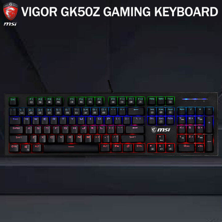 MSI VIGOR GK50Z Gaming Keyboard Mechanical Keyboard Wired Gaming ...