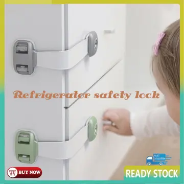 2 Pcs Fridge Lock, Refrigerator Lock for Children, Mini Fridge