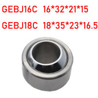 1PC Radial ทรงกลมธรรมดาแบริ่งการบำรุงรักษาฟรี Ball Head Joint GEBJ16C 16*32*21*15 GEBJ18C 18*35*23*16.5 MM-Naoei