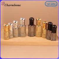 CHARMHOME 3/6/12ml กระจกสำหรับผู้หญิง วินเทจ ภาชนะบรรจุเครื่องสำอาง ภาคกลางตะวันออก ว่างเปล่า ขวดหยดขนาดเล็ก ขวดน้ำหอมขวด ขวดน้ำมันหอมระเหย ขวดรีฟิล