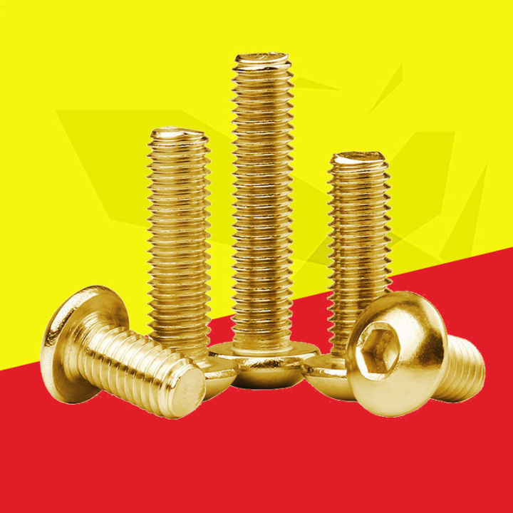 510pcs-tyrant-gold-plating-titanium-m2-m2-5-m3-m4-m5-m6-l-4-40mm-iso7380-hex-socket-button-head-cap-screw-round-pan-head-bolt