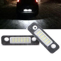 2pc LED License Number Plate light For Focus MK2 Fiesta MK6 Mondeo MKII OEM # X2