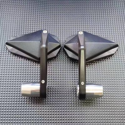 ﹍™❄ Motorcycle Handle Mirror Bar End Mirror Rearview Mirror Aluminum alloy stainless steel For Kawasaki Z1000 Z1000SX Z900 Z900RS