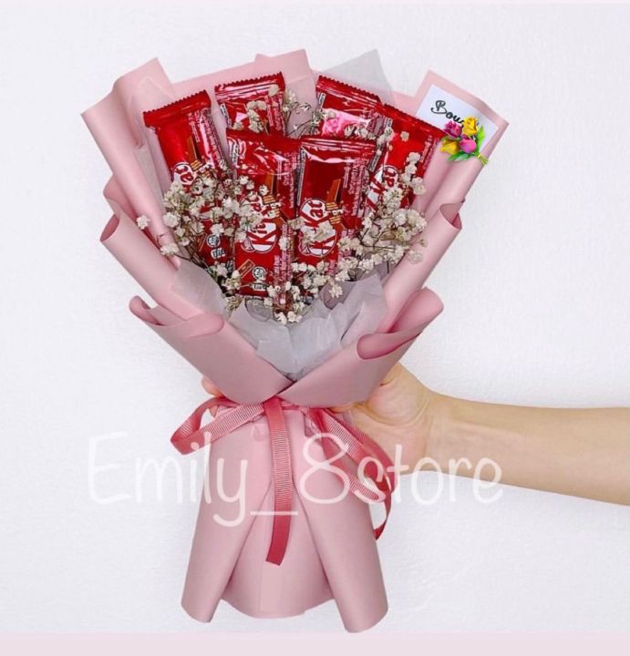 Jual Buket Coklat / Ferrero / Coklat Valentine / Buket Bunga