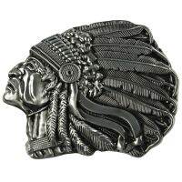 Western Cowboys Indian Chief Belt Buckle for Men Alloy Metal Quanlity Evillas Para Cinturon Hombre Spot Goods Dropshipping