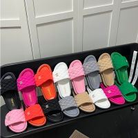 CHANNEL Spot 2023 Spring/Summer Collection New Womens Velcro Slippers Outdoor Original Korean Edition Beach Sandals (Box Packaging)