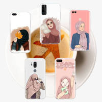 โปร่งใส Protected เคสโทรศัพท์ หรับ iPhone XR 7 6s 6 11 5s XS 5 8 SE Max Plus X Pro ปก BE-212 Wanita Muslim