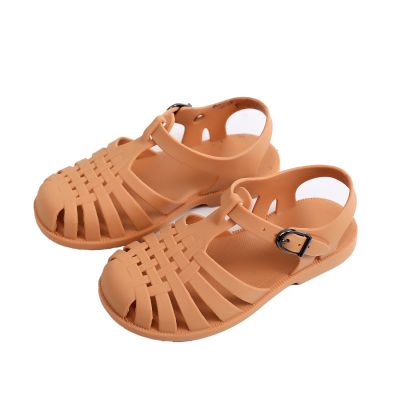 Baby Gladiator Sandals Casual Breathable Hollow Out Roman Shoes PVC Summer Kids Shoes 2022 Beach Children Sandals Girls