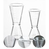 PC Resin Double Headed Ounce Measuring Cups Transparent Measuring Cup Milk Tea Coffee Bartending Measuring Cup 20/40cc