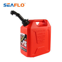 SEAFLO 20 ลิตรปิดอัตโนมัติพลาสติก Jerry Can ด้วย Wide Mouth