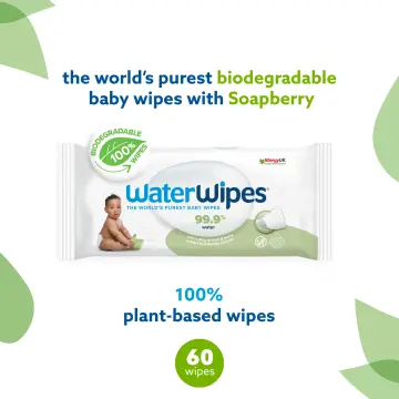Waterwipes Sensitive Baby Wipes 60Pk