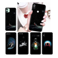 143NO Space Art Cute อ่อนนุ่ม Black ซิลิโคน ปก เคสโทรศัพท์ หรับ iPhone 11 8 5 6s 5s 6 13 7 12 Pro Max Mini Plus SE