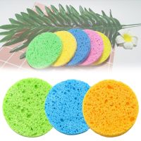 【FCL】❁ 100Pcs Compressed Facial Sponges Wood Pulp Sponge Puff Face Cleansing Exfoliating Makeup Remover Cleaner