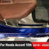 ฝาครอบแผ่นตัดแผ่นรองใต้ประตูสำหรับ Honda Accord 2018 2019 2020 2021 2022อุปกรณ์เสริมยามแป้นเหยียบรถเหล็กสแตนเลส