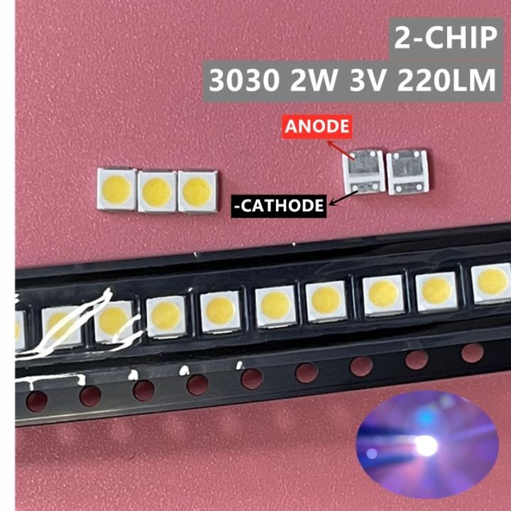 100-50pcs-tcl-led-backlight-high-power-led-2w-3030-3v-cool-white-220lm-pt30w45-v1-tv-application-3030-smd-led-diode