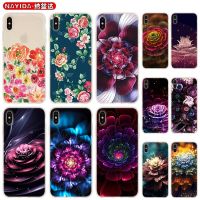 ✔❆ Soft Case For iPhone 13 12 11 Pro X XS Max XR 6 7 8 G Plus SE 2020 Mini Cover retro flower